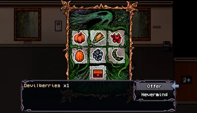 The inventory and crafting grid showing Voidberries collected in Welcome to Elderfield